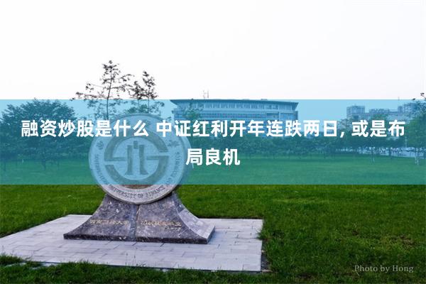 融资炒股是什么 中证红利开年连跌两日, 或是布局良机