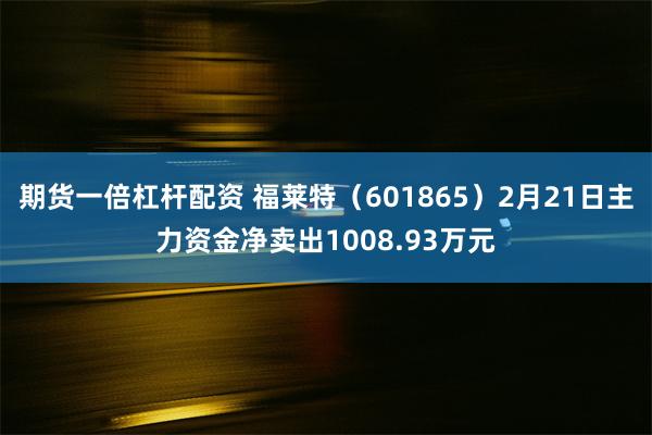 期货一倍杠杆配资 福莱特（601865）2月21日主力资金净卖出1008.93万元