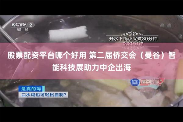 股票配资平台哪个好用 第二届侨交会（曼谷）智能科技展助力中企出海