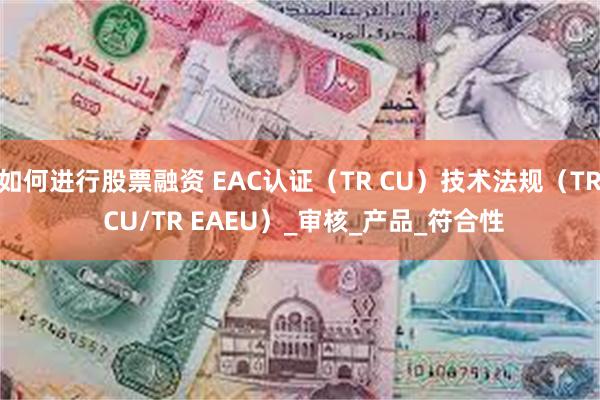 如何进行股票融资 EAC认证（TR CU）技术法规（TR CU/TR EAEU）_审核_产品_符合性
