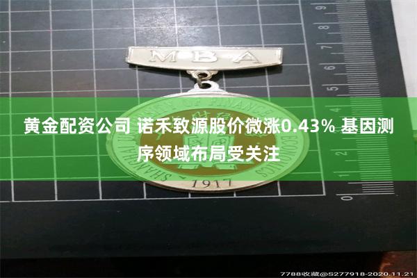 黄金配资公司 诺禾致源股价微涨0.43% 基因测序领域布局受关注