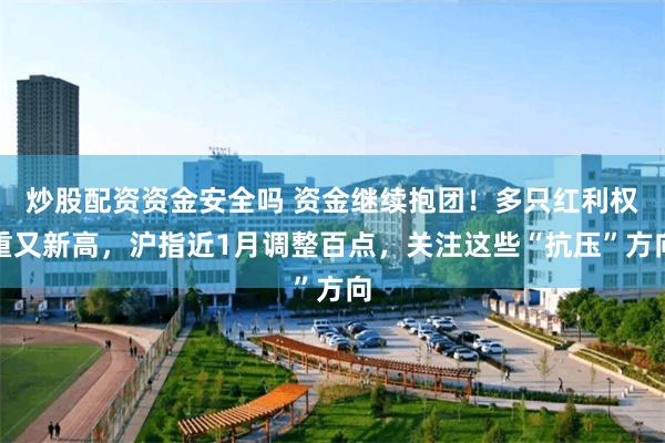 炒股配资资金安全吗 资金继续抱团！多只红利权重又新高，沪指近1月调整百点，关注这些“抗压”方向